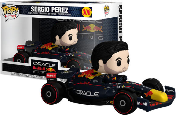 Sergio Perez in Red Bull F1 Car -- Pop! Vinyl Rides -- Funko Movie Figurines