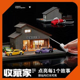 1:64 Diorama – Japanese Style Train Station Miniature Scene -- SCJ 82027