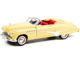 1:18 Rainman -- 1949 Buick Roadmaster Convertible - Yellow -- Greenlight