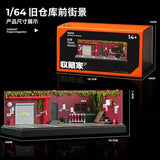 1:64 Diorama – Street View in Front of Old Warehouse Miniature Scene -- SCJ 82023
