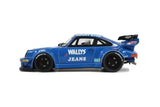 1:18 RWB 911 (964) -- "Wally's Jeans" Arrow Osho Blue -- GT Spirit Porsche