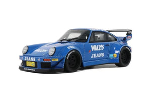 1:18 RWB 911 (964) -- "Wally's Jeans" Arrow Osho Blue -- GT Spirit Porsche