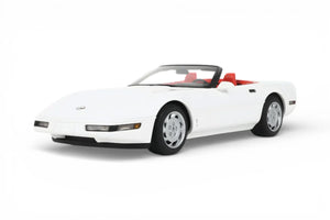 Pre-Order) 1:18 Chevrolet Corvette C4 Convertible -- Arctic White --