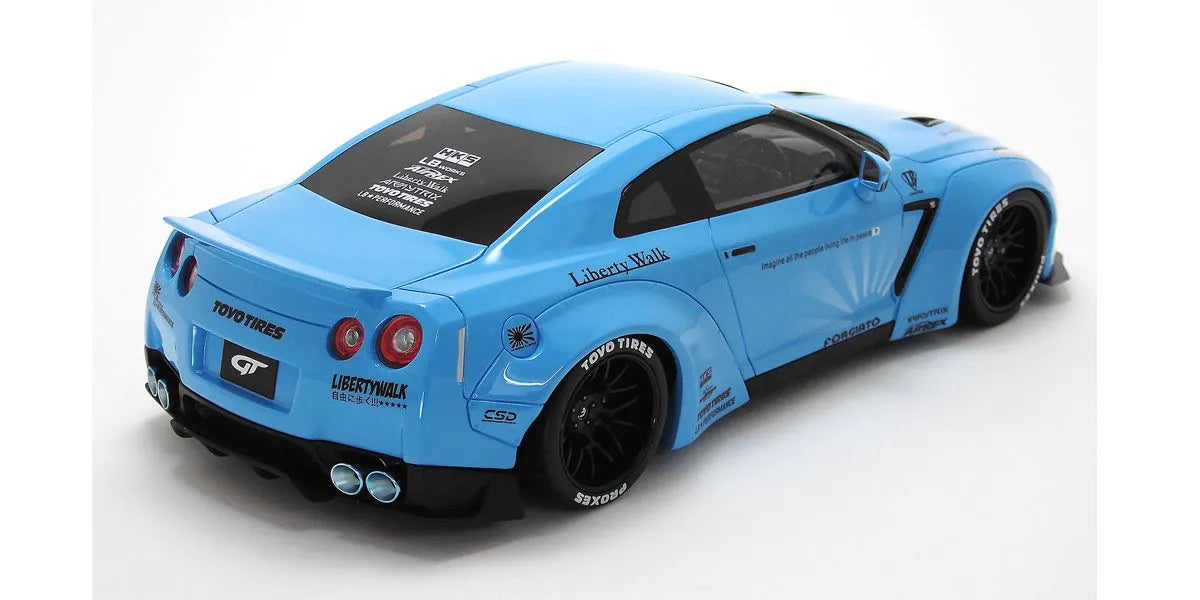 1:18 Nissan R35 GTR LB Works -- Baby Blue -- GT Spirit GTS008KJ