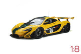 1:8 2014 McLaren P1 GTR -- #51 Yellow/Green -- GT Spirit