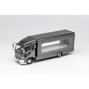 1:64 Mitsubishi Fuso Fighter (1024) Truck Car Transporter -- Grey -- G
