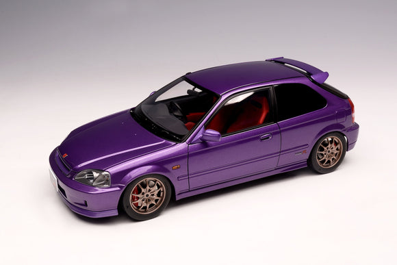 (Pre-Order) 1:18 Honda Civic Type R (EK9) -- Pearl Purple -- Motorhelix
