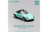 1:64 Porsche 911 (964) Targa "Singer" -- Tiffany Blue -- Pop Race