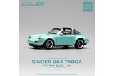 1:64 Porsche 911 (964) Targa "Singer" -- Tiffany Blue -- Pop Race