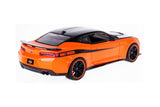 1:24 2017 Chevrolet Camaro ZL1 -- Harley-Davidson Orange/Black -- Maisto