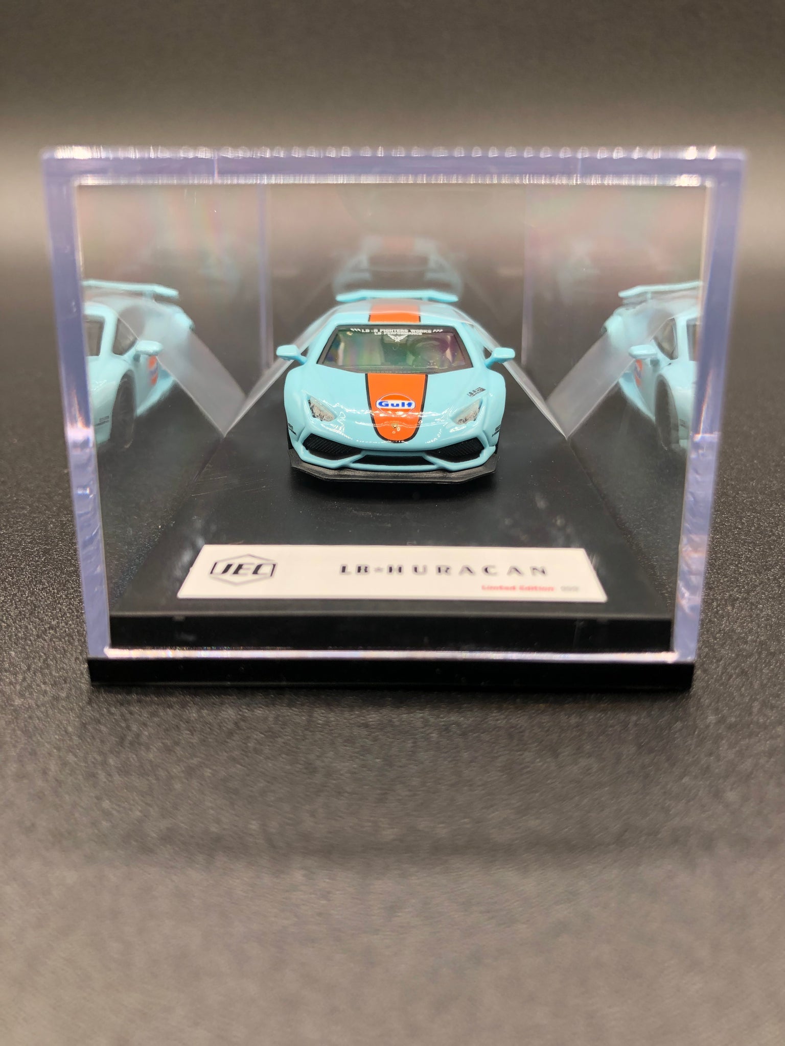1:64 Lamborghini Huracan Liberty Walk -- Gulf Oil -- JEC Models