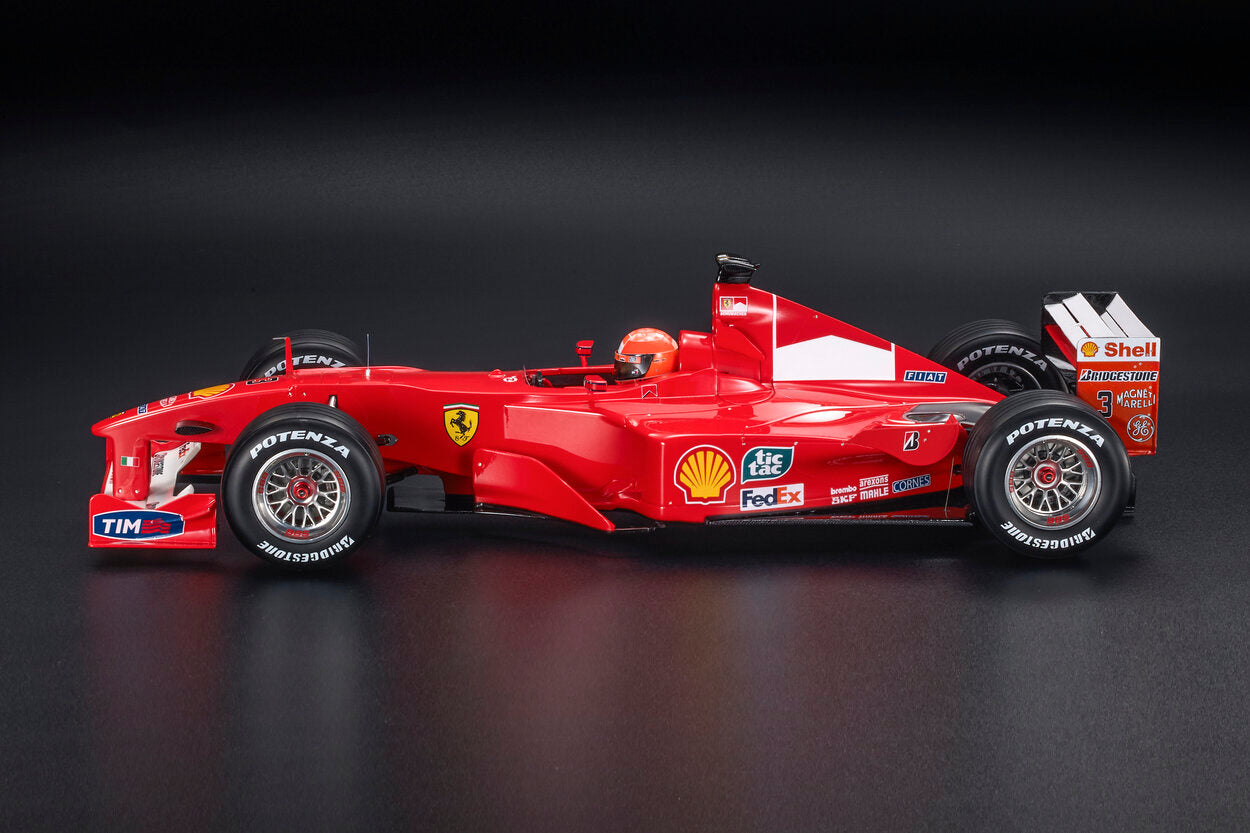 FIGURINE MICHAEL SCHUMACHER Ferrari F2000/F2001 Mattel 1:18 Diorama FIGURINE MICHAEL SCHUMACHER Ferrari F2000/F2001 Mattel 1:18 Diorama
