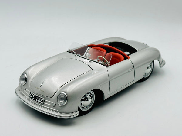 ミニカー Porsche 356 1/18 Autoart 1:18 Porsche 356 Number 1 -- Silver -- AUTOart/Porsche