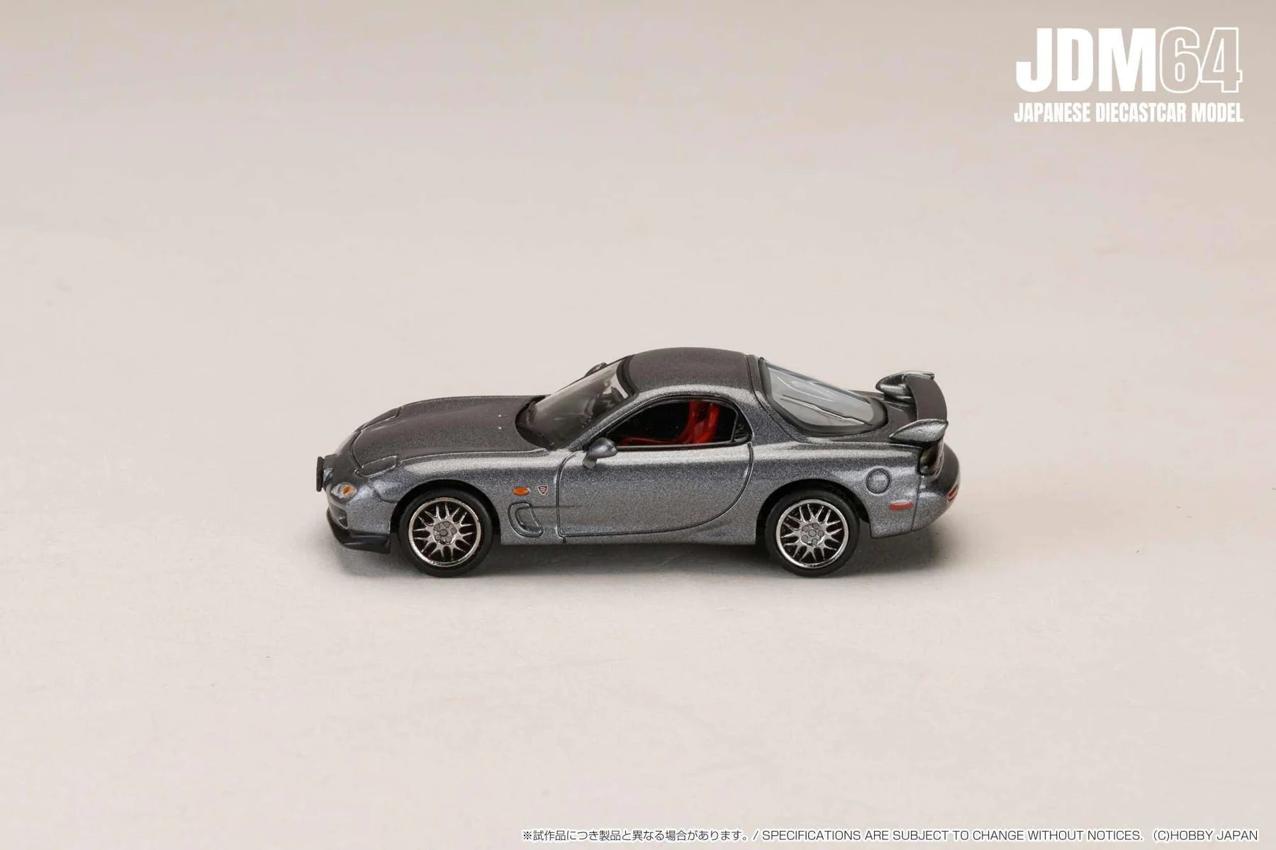 1:64 Mazda RX-7 (FD3S) Spirit R Type A -- Titanium Grey Metallic -- Ho