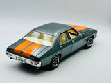 1:18 Holden HQ Monaro GTS -- Gunmetal Grey w/Orange Stripes -- Classic
