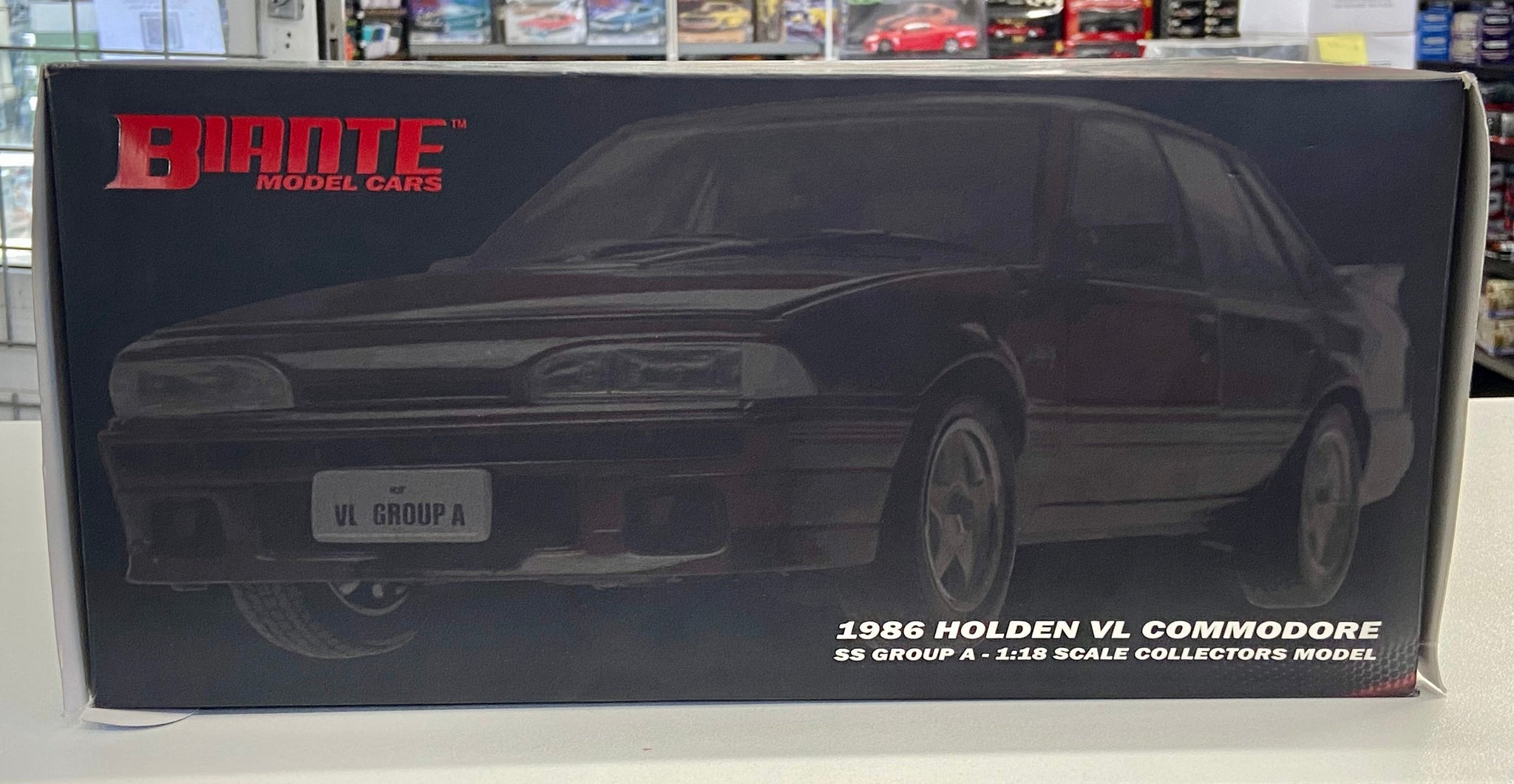 1:18 Holden VL Commodore SS Group A -- Permanent Red -- Biante
