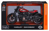 1:12 Harley-Davidson 2024 Sportster S -- Red/Black -- Maisto Motorcycles