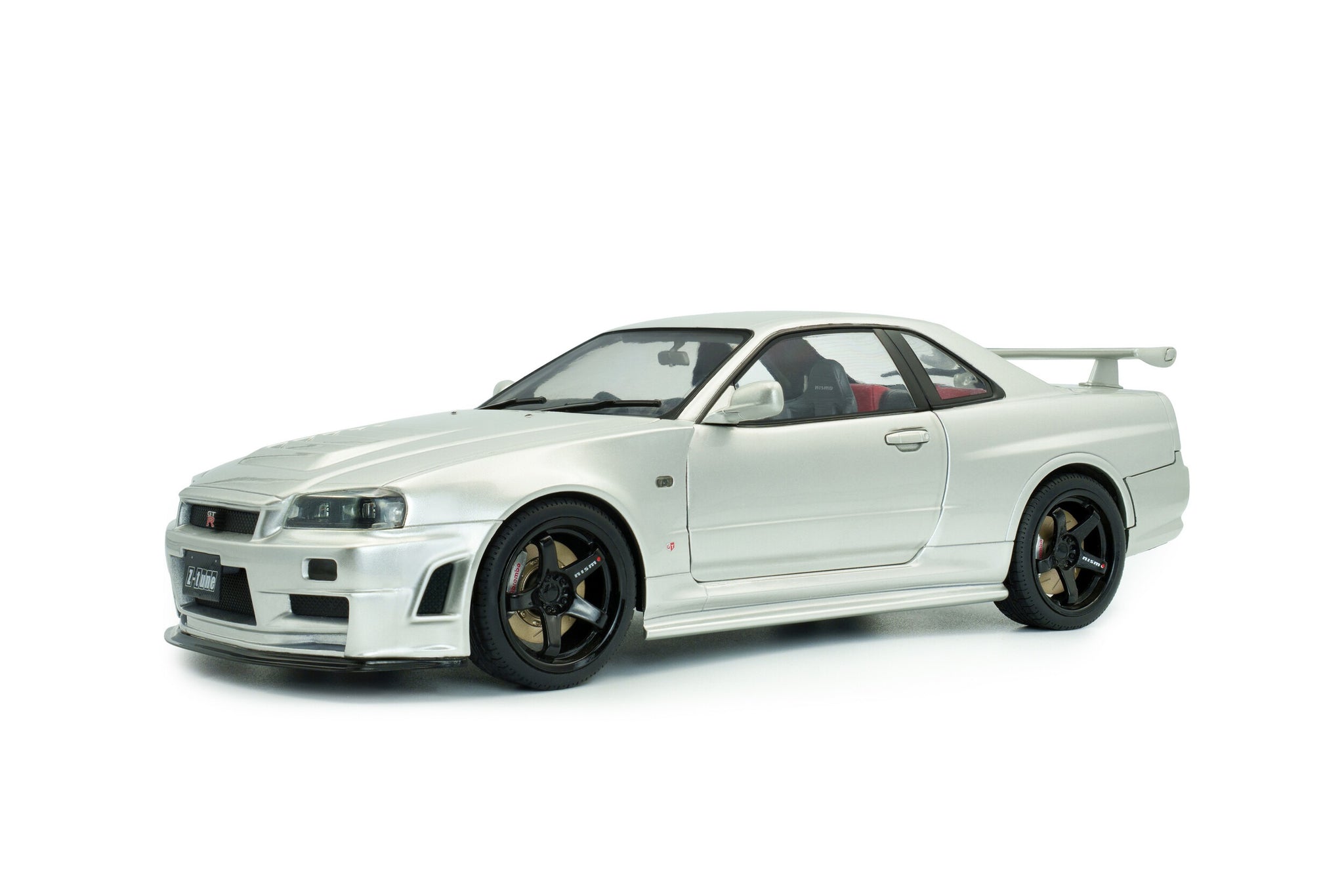 ソリド 1/18 日産 スカイライン GT-R R34 Z-tune 銀 1:18 Nissan Skyline GT-R (R34) Z-Tune -- Silver -- Solido