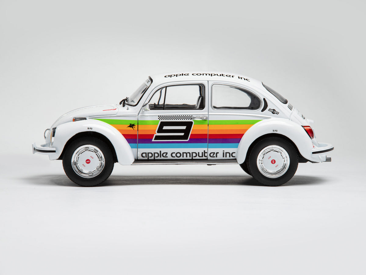 1:18 Volkswagen Beetle -- #9 Apple Computer Livery 
