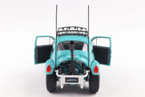 1:18 Volkswagen Beetle Baja -- Turquoise Blue/Pink -- Solido