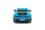 1:43 Porsche 911 (992) GT3 RS 2023 -- Riviera Blue w/Yellow Stripe -- Solido
