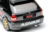 1:18 Honda Civic Type R (EK9) -- MOTUL Matte Black -- Motorhelix M85010
