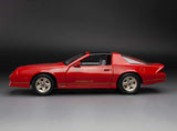 1:18 1985 Chevrolet Camaro IROC-Z -- Red -- Sunstar