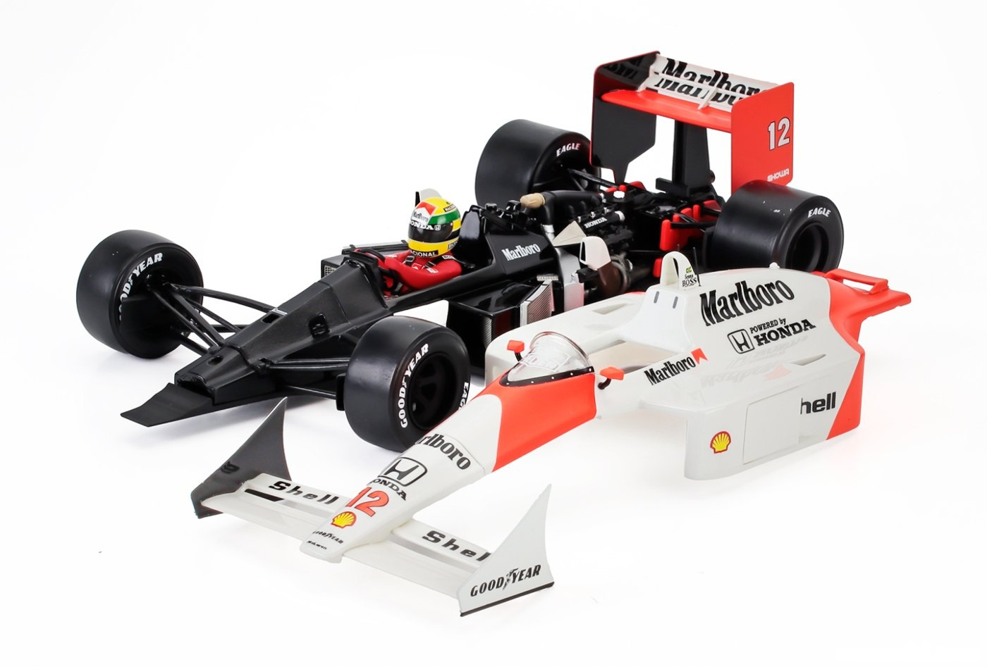 1:18 1988 Ayrton Senna - Japanese GP Winner -- #12 McLaren MP4/4 -- Pr