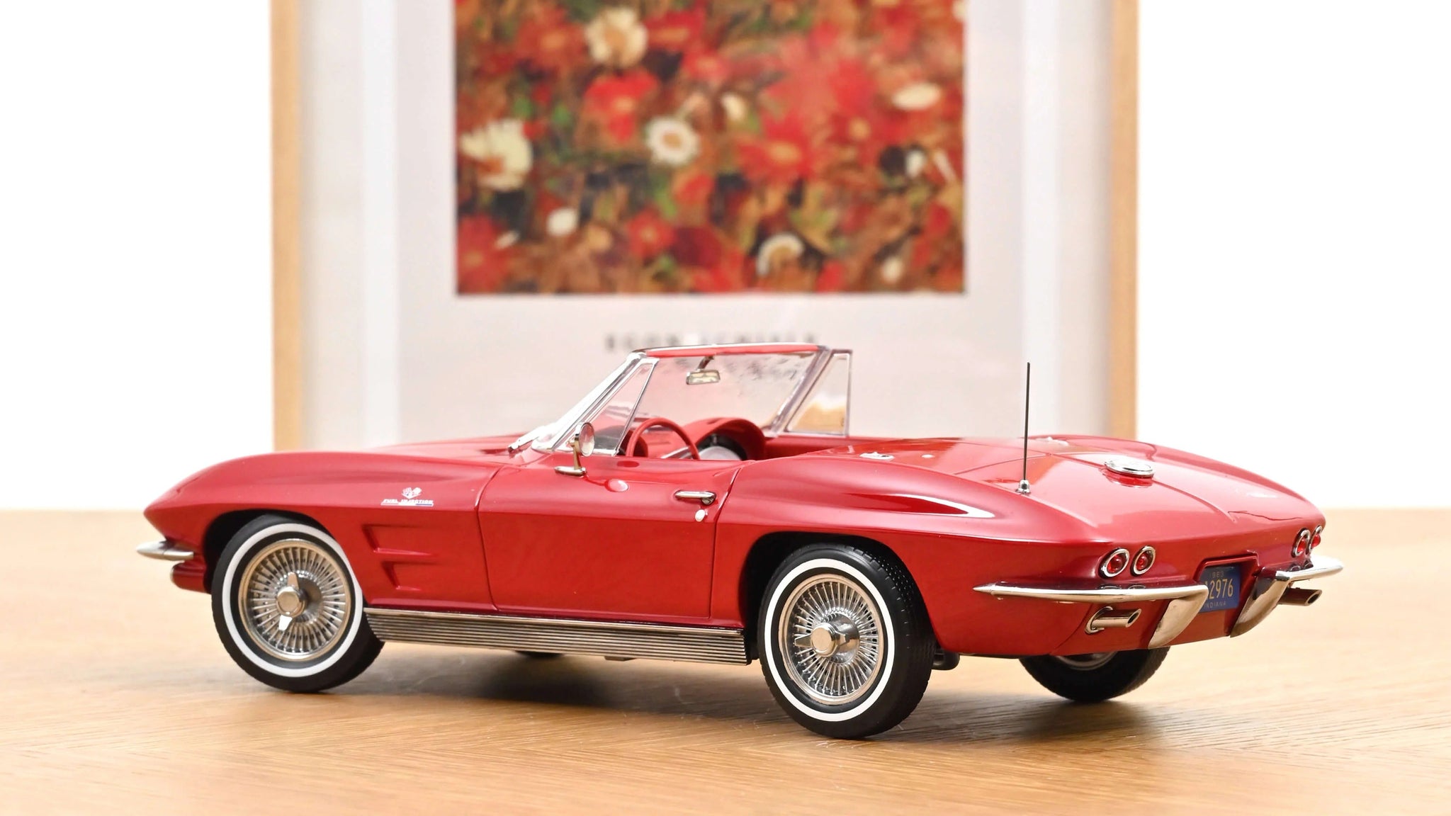 1:18 1963 Chevrolet Corvette Stingray Convertible -- Riverside Red --