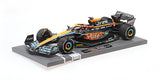 1:18 2022 Daniel Ricciardo -- Abu Dhabi GP -- McLaren MCL36 -- Minichamps F1