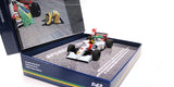 (Pre-Order) 1:43 2024 Ayrton Senna Tribute -- Sebastian Vettel -- McLaren MP4/8 -- Minichamps F1