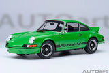 1:18 Porsche 911 Carrera RS 2.7 Coupe 1973 -- Green w/Black Stripes -- AUTOart