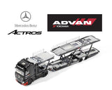 (Pre-Order) 1:64 Mercedes-Benz Actros AMG Auto Transporter Truck -- ADVAN Yokohama -- GCD