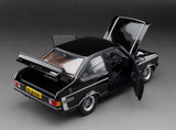 1:18 1976 Ford Escort MKII RS Mexico -- Black -- Sunstar