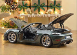 1:18 Porsche 718 Spider RS Weissach Package 2023 -- Forest Green -- Norev