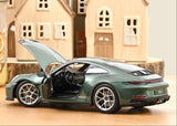 1:18 Porsche 911 (992) S/T 2023 -- Green Metallic -- Norev