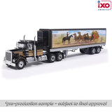 1:64 1976 Kenworth W900 with Trailer -- Black w/Western Graphics -- IXO Models