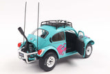 1:18 Volkswagen Beetle Baja -- Turquoise Blue/Pink -- Solido