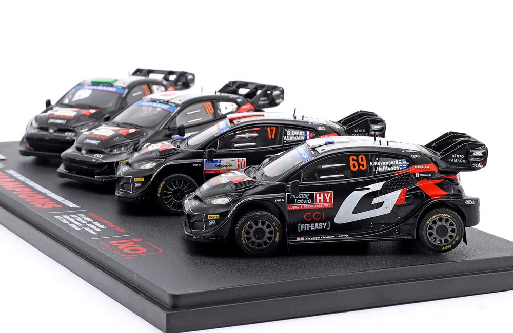 1:43 (4-Pack) 2024 WRC Manufacturers Champions -- Toyota GR Yaris -- I
