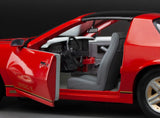 1:18 1985 Chevrolet Camaro IROC-Z -- Red -- Sunstar