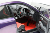 1:18 Honda Civic Type-R (FL5) Customised -- Chameleon Purple -- Motorhelix M85326