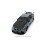 (Pre-Order) 1:18 Nissan Skyline GTR (BNR34) w/ Body Kit -- Stealth Grey -- Ottomobile