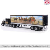 1:64 1976 Kenworth W900 with Trailer -- Black w/Western Graphics -- IXO Models