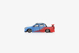 1:64 Isuzu D-Max Low Rider -- Blue/Red Safety Car -- BM Creations
