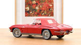 1:18 1963 Chevrolet Corvette Stingray Convertible -- Riverside Red -- Norev