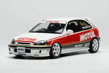 1:18 Honda Civic Type R (EK9) -- MOTUL Red/White -- Motorhelix M85012