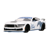 1:24 2024 Ford Mustang Dark Horse -- White/Blue -- JADA: Big Time Muscle