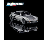 1:64 1975 Porsche 911 (930) Turbo -- Silver -- Majorette: Collection Deluxe
