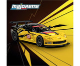 1:64 2005 Chevrolet Corvette C6 R -- #69 Yellow/Black -- Majorette: Collection