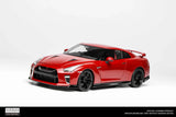 1:18 Nissan GT-R (R35) Track Edition 2022 -- Vibrant Red -- Motorhelix M83511